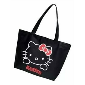 Celcomp - Cartera Coquette De Hello Kitty Negra Con Rosa