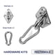 thumbnail image 2 of Kit de Herrajes para Toldo de Sombra Windscreen4less 20 cm Resistente, 2 of 7