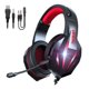 thumbnail image 1 of Audífonos Gamer Over Ear J5 Erxung con cable Negro - Rojo., 1 of 9