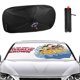 thumbnail image 1 of Carrera por tu Vida, Charlie Brown Sombrilla Solar para Auto - Protector de Parabrisas Plegable | Cortina Solar Delantero | Bloqueo UV y Aislamiento de Calor 133x73cm, 1 of 6