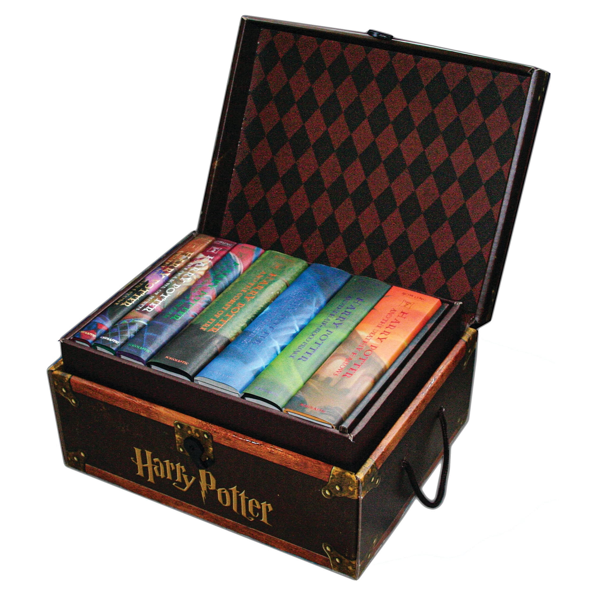 Juego De Libros Harry Potter De Tapa Dura 1-7 Con Trunk Scholastic