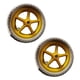 thumbnail image 1 of 1 Par de Ruedas de Repuesto para Bicicleta de Equilibrio, Ruedas de Entrenamiento, Neumáticos para Bicicleta de Entrenamiento, Ciclismo, Reducción de Amarillo, 1 of 5