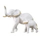 thumbnail image 5 of Figuritas De Resina Escultura Estatuas De Elefante Para Boda Dormitorio Año Nuevo Hogar Blanco Con Niños, 5 of 5