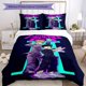 thumbnail image 1 of 3pcs Bedding Set Duvet Cover Closure Includes 1 Duvet Cover & 2 Pillowcases for All Seasons Bedroom Decor, Home Dorm High-Definition Print Mob F198, 1 of 1
