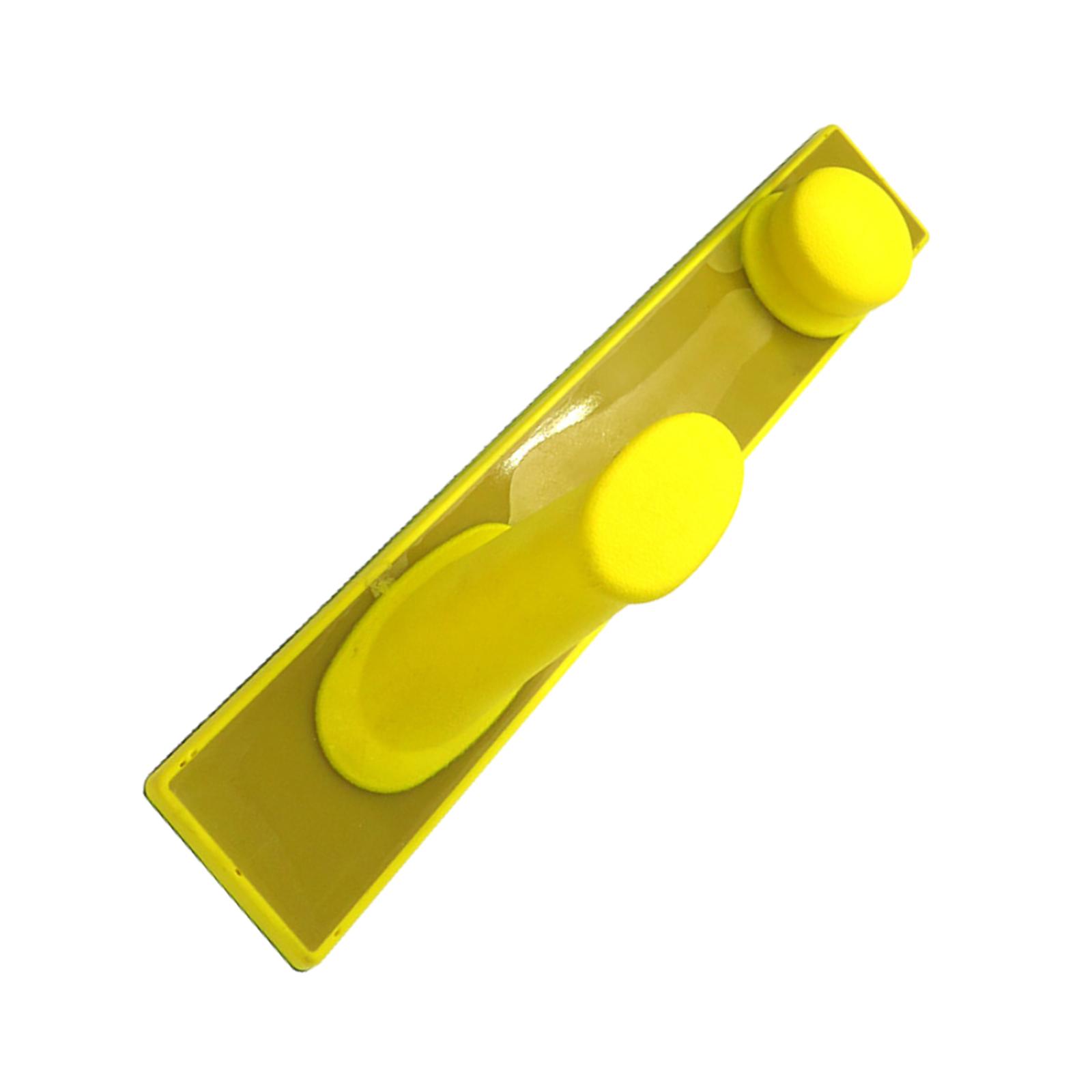 Magideal - Bloque De Lijado Manual Herramienta De Lijado Manual 7X39 Cm Con Respaldo De Gancho Y Bucle Bloque De Lima De Lijado Manual Para Eliminación De Óxido