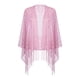 thumbnail image 1 of INSPIRE CHIC Bufanda de Encaje Sólido con Borlas para Mujer, Chal Largo de 73.2"x23.6", Elegante Pañuelo para Banquete de Boda 73.2x23.6"(LxW) Rosa Nude, 1 of 6