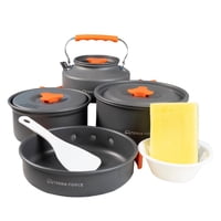 Terra Force - Set Ollas Aluminio Anti-Adherente 4 Piezas