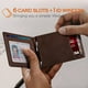 thumbnail image 2 of Billetera para hombres, bolso para hombres, diseño delgado, billetera minimalista y cerradura rfid, material de cuero preferido, 2 of 5