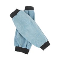 Ioensy - 2 Fundas De Soldadura De Cuero Sintético Para Brazo De Soldadura, Para Uso Industrial En Camping, Color Azul.
