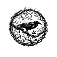 Bothyi - Decoración De Pared De Pájaro De Metal, Silueta De Pared Moderna Para Patio, Casa De Campo Al Aire Libre