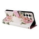 thumbnail image 5 of FOXDOCK Funda Tipo Cartera Floral para Samsung Galaxy A35 ,Funda con Tapa de Cuero PU, Protección Antigolpes con Ranuras para Tarjetas y Soporte, 5 of 5