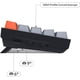 thumbnail image 5 of Teclado Keychron K6 inalámbrico Bluetooth 5.1 intercambiable en caliente, 5 of 8