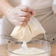 thumbnail image 4 of 5 Bolsas Malla Fina Filtrar Colar Leche Vegetal Vegana 24*36 Blanco. 80 - 300 Mesh, 4 of 6
