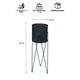 thumbnail image 3 of Porta Macetero Pedestal Decorativo Negro 63 cm, 3 of 3