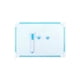 thumbnail image 1 of Pizarra Blanca Magnetica 12' azul, 1 of 1
