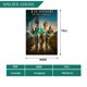 thumbnail image 3 of El Mago de la Ciudad Esmeralda-bandera de jardín temática. Regalo perfecto para fans, amigos y familiares, ideal para actividades al aire libre y decoración de fiestas.28CM*45CM, 3 of 5