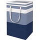 thumbnail image 1 of Cesto de ropa grande plegable (1 unidad), bolsa de lavandería impermeable independiente, cesto alto para ropa (asas extendidas y reforzadas), para dormitorios universitarios y familias (azul degradado, 1 of 7