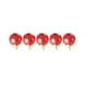 thumbnail image 4 of 5pcs 16 mm botones de perlas de plástico encantos para coser scrapbooking artesanías rojo, 4 of 5