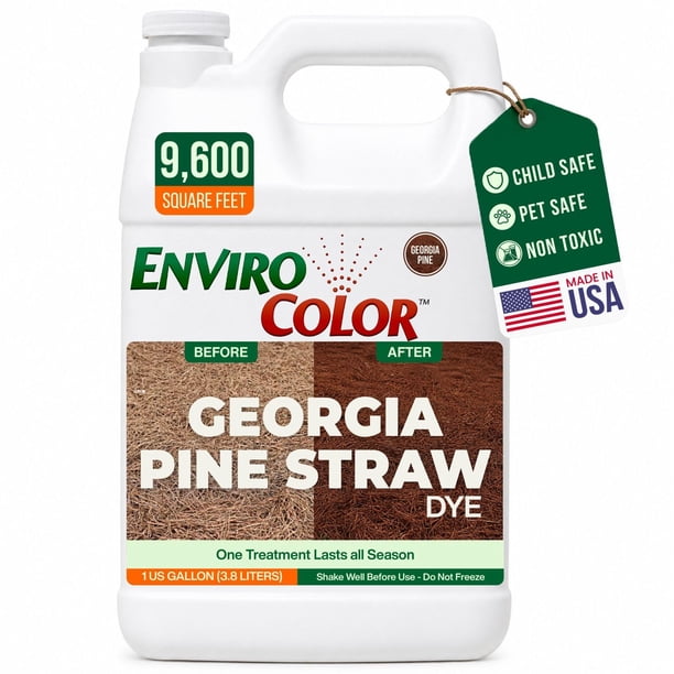Tinte EnviroColor para Paja de Pino de Georgia - Cobertura de 9 600 pies² (≈ 890 m²)