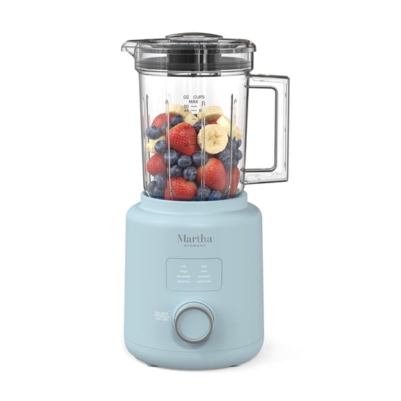 Licuadora de encimera Martha Stewart 1479 ml azul cielo 3 velocidades