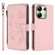 thumbnail image 2 of Funda Cartera Mariposa para [Xiaomi Redmi Note 13 4G] con Soporte y Cremallera Rosa, 2 of 6