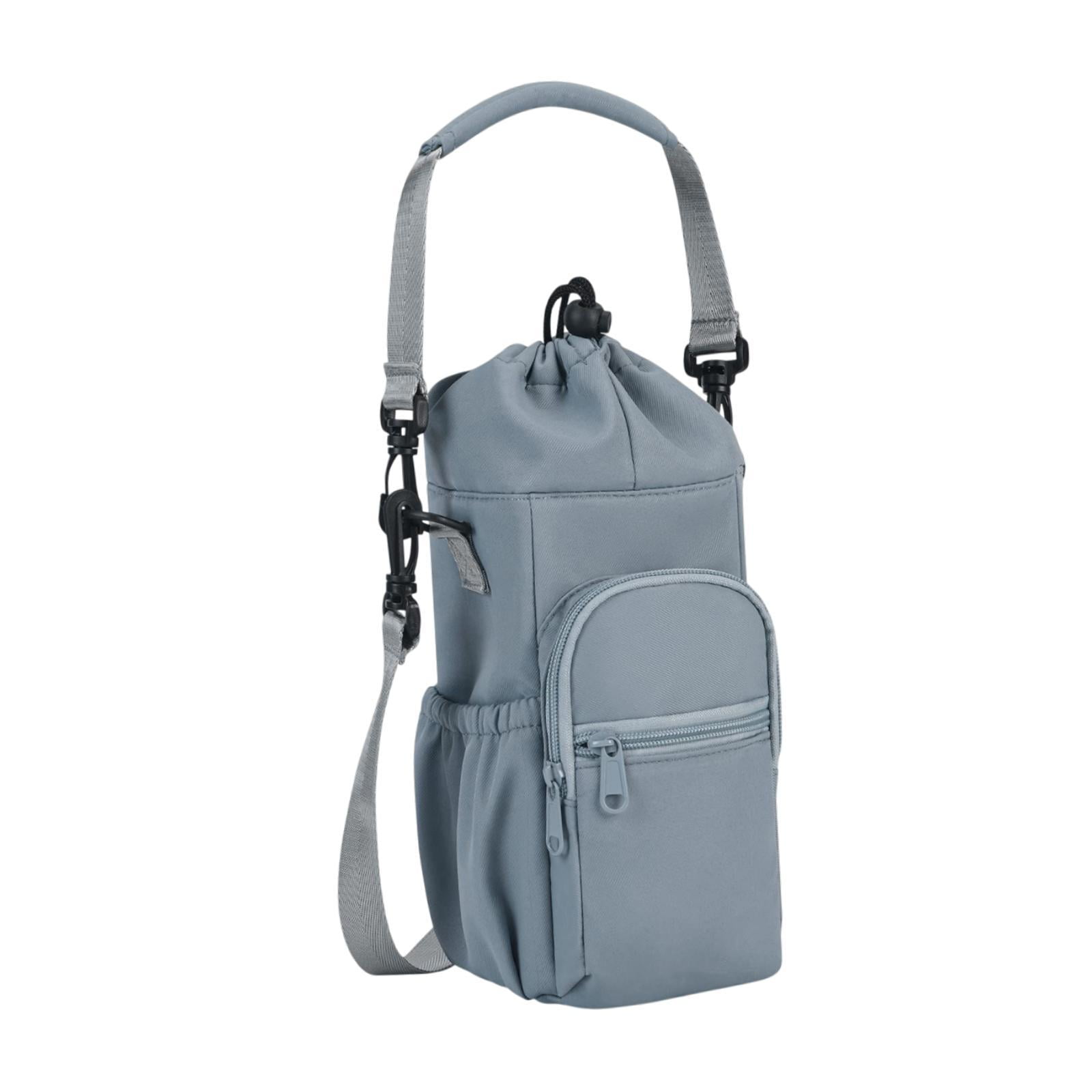 Ioensy - Portabotellas Con Asa Y Correa Para Deportes Al Aire Libre, Viajes Y Ciclismo, Color Azul