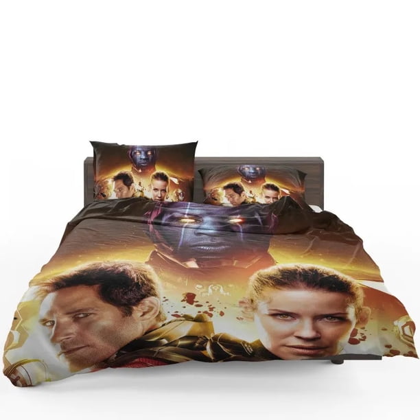 Ant Man Quantumania Marvel Quilt Duvet Cover Set Bedspread Pillowcase Super 3-Piece Bedding Set