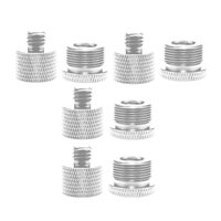 Magideal - De Adaptadores De Rosca De Micrófono 8X Adaptador De Soporte De Micrófono Adaptadores De Clip De Tuerca De Tornillo De Micrófono De Micrófono