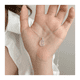 thumbnail image 3 of Collar de Plata Con Colgante Piedra Lunar Cristal Rosa 45 cm, 3 of 6