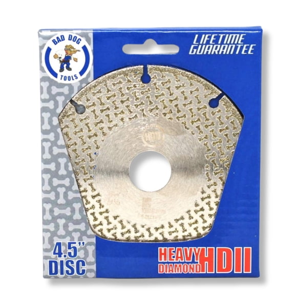 Disco de Diamante Bad Dog HDII 4.5" para Esmerilado y Corte