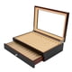 thumbnail image 4 of Caja De Exhibición De Madera Organizador De Almacenamiento De Pluma De Regalo Para La Oficina De Acción De Gracias Home Black, 4 of 5
