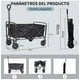thumbnail image 3 of Carrito Plegable Todo En Uno: Perfecto Para Camping Y Picnic, 3 of 10