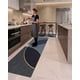 thumbnail image 1 of Set 2 Piezas Alfombra de Cocina Goma Antideslizante Diseño Estampado, 1 of 6