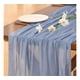 thumbnail image 1 of Camino De Mesas Gasa Rectangular Mantel Centro Tela 300 X 90 Cm Azul Cielo, 1 of 7