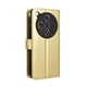 thumbnail image 1 of Funda tipo libro para OPPO Find X7 5G, cartera todo‑en‑uno, funda multifuncional con tarjetero y correa de muñeca desmontable, 1 of 4