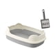 thumbnail image 5 of Caja de arena para gatos de entrada baja para gatos domésticos, caja de arena portátil resistente, fácil de limpiar, caja de arena, caja de arena para Gris, 5 of 5