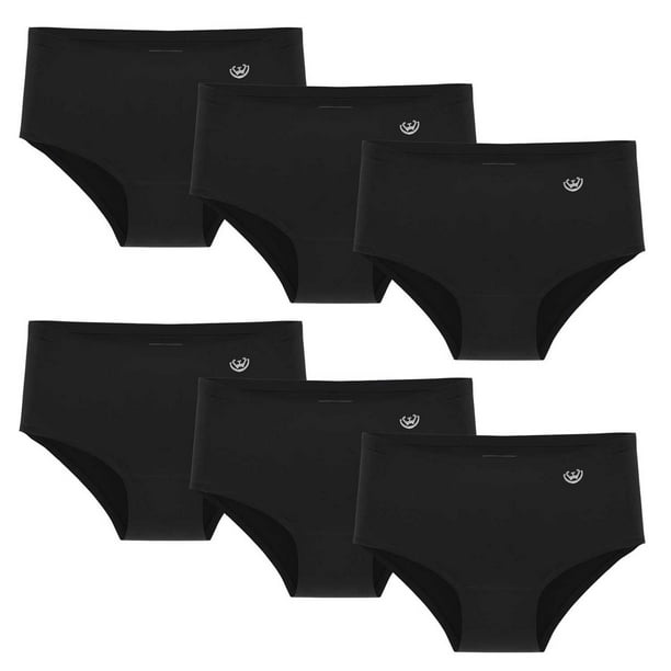 Pack de 6 Calzones Pantaleta Microfibra Corte Laser Mujer