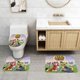 thumbnail image 2 of Juego de Alfombras de Baño Leo Y Tig Terciopelo Coral 3 Piezas, 2 of 6