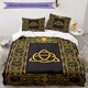 thumbnail image 1 of 3pcs Keltic Knot-Inspired Bedding Set - Includes 1 Cover & 2 Pillowcases, Breathable Polyester, Machine Washable - Perfect for All Seasons S751, Allseason Comfort|Knot Design|Zippered Cover, Bedding S, 1 of 1