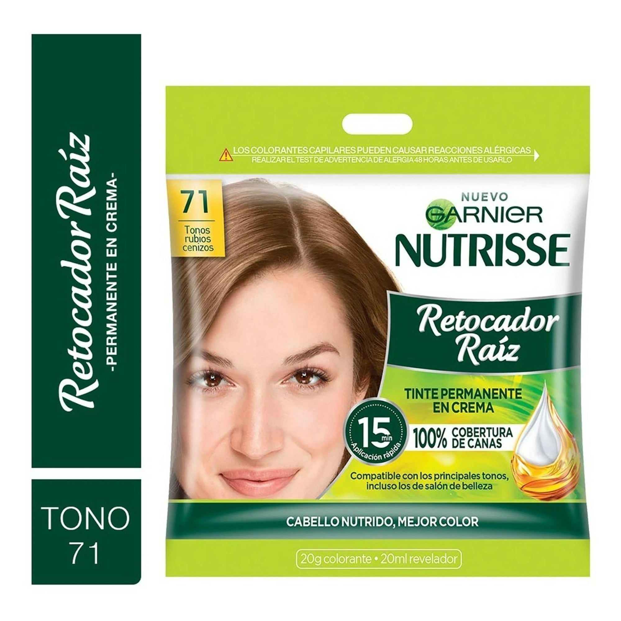 Loreal - Nutrisse Retocador Raiz N 7.1 Tonos Rubios Cenizos