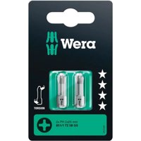 Wera - Set 2 Puntas Phillips Ph2 X 25 Mm Con Torsión