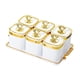 thumbnail image 1 of Plato De Frutos Secos Con Compartimentos Para Almacenar Alimentos, Para Comedor, Sala De Estar, Fiestas, Porcelana Blanca, 1 of 5