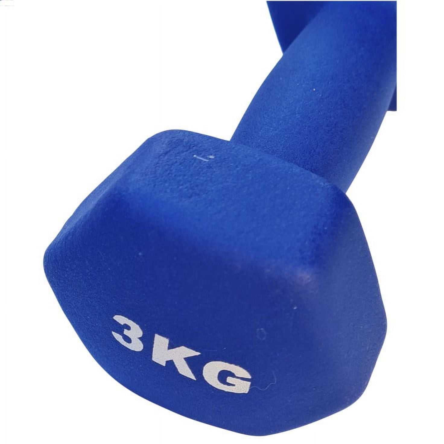 Master - Mancuerna Metal Recubierta Con Goma Color 3kg