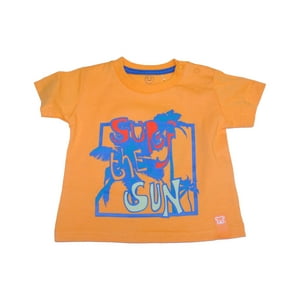 Polera Bebé Niño Naranjo Pillin