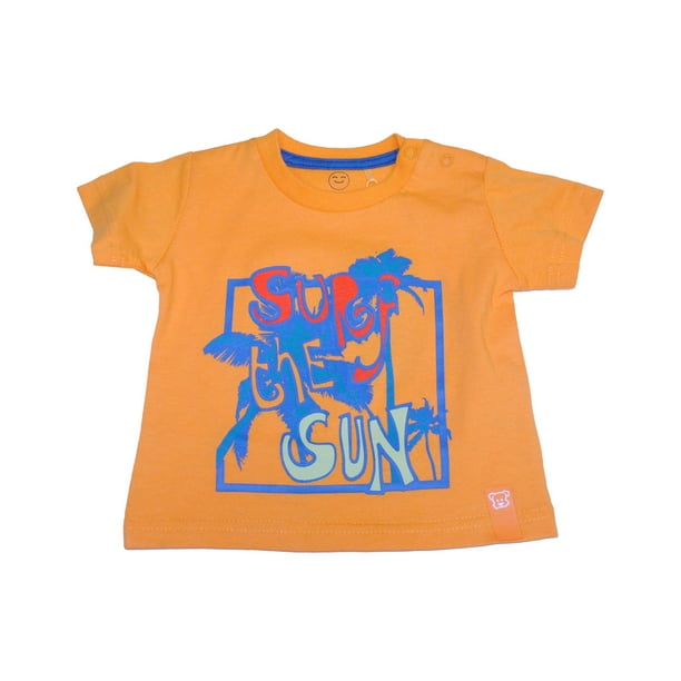 Polera Bebé Niño Naranjo Pillin