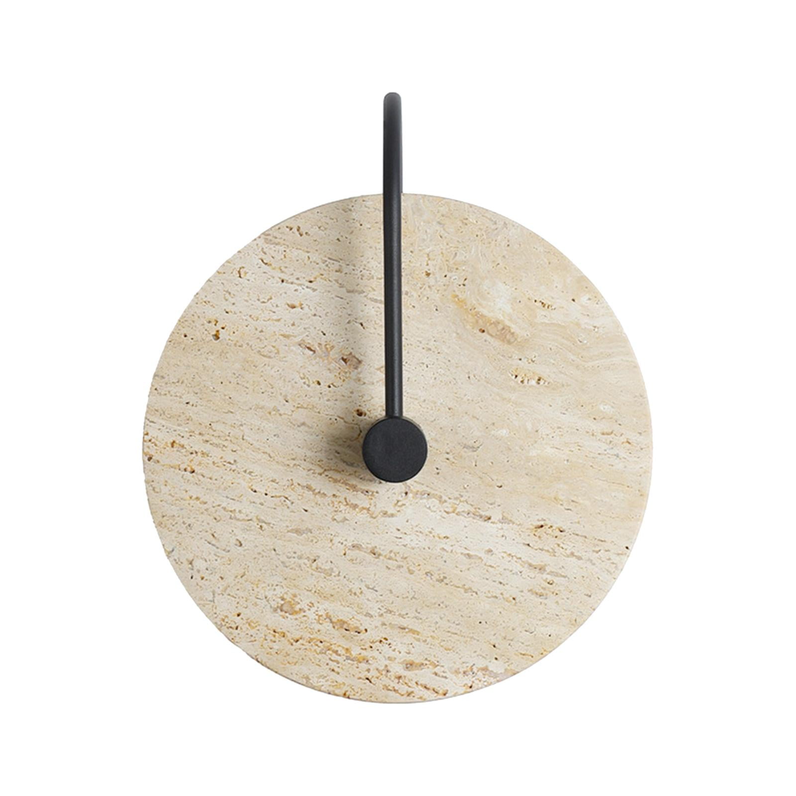 Magideal - Lámpara De Pared De Piedra, Pantalla De Mármol, Moderna, Redonda, Aplique De Pared De Mármol, Luces De Pared Para Pasillo, Cafeterías, Baños, Cocinas