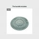 thumbnail image 1 of 1pc, Drain Hair Catcher Filter, Floor Drain Strainer, Water Hair Stopper Bath Catcher, Shower Cover, Kitchen Bathroom Anti Clogging Tool, 1 of 3