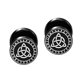 thumbnail image 3 of Pendientes Con Estilo Para Hombres Y Mujeres Aretes Redondos De Metal Joyería Perforadora Estilo N, 3 of 5