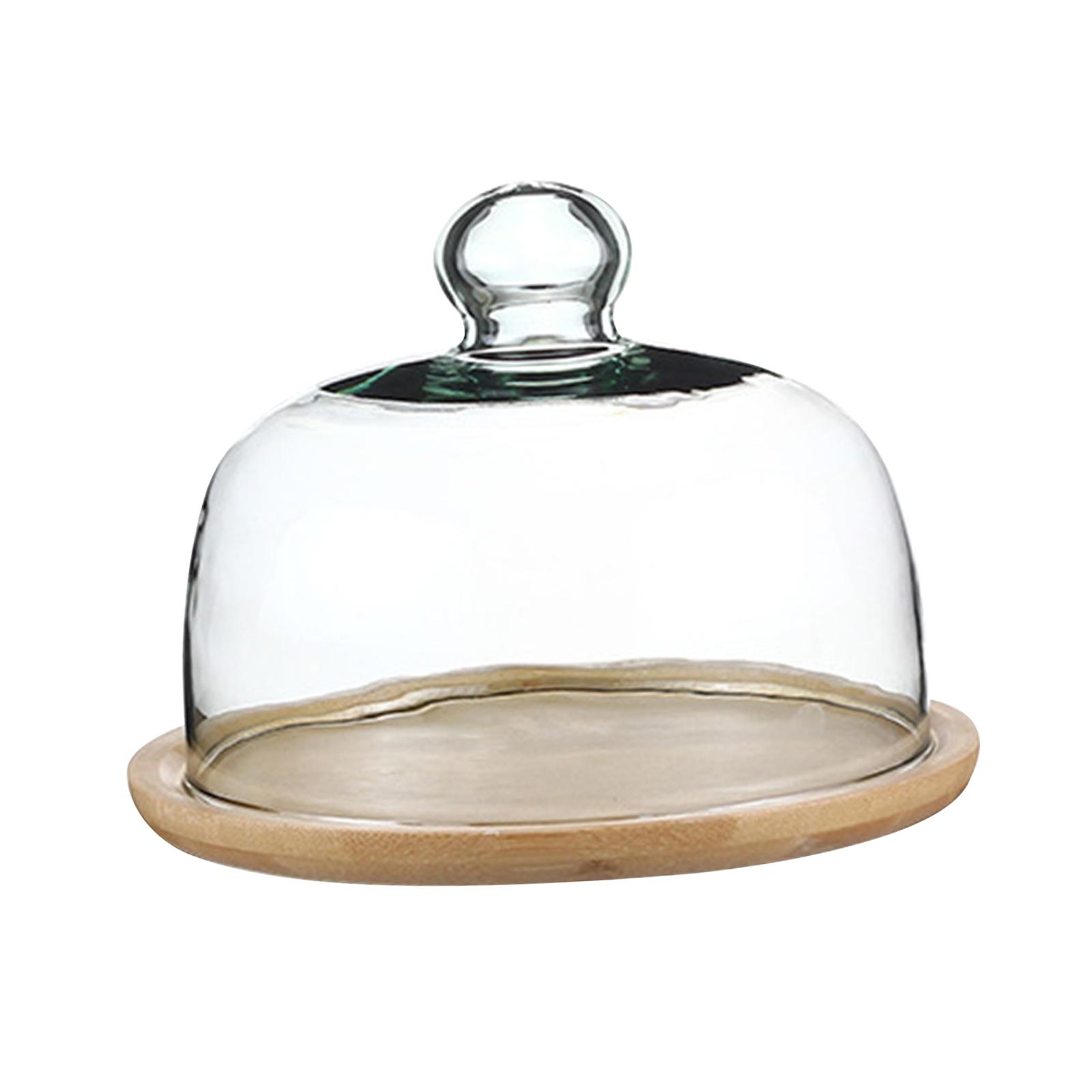 Bothyi - Soporte Para Tartas Con Cúpula De Cristal, Bandeja Para Servir Tartas, Boda, Fiesta Festiva, Para Tarta De 8 Pulgadas
