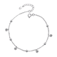 thumbnail image 1 of Tobillera Cadena Con Circones Colgantes, 1 of 6